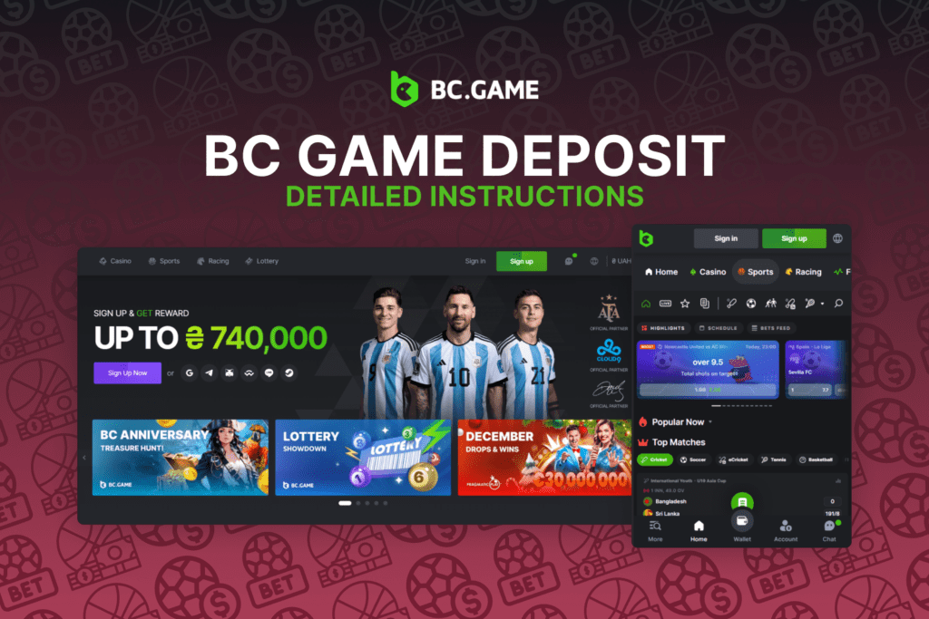 BC Game Deposit by credit card